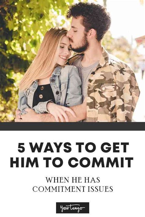 dating a guy with commitment issues
